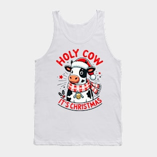 Holy Cow It's Christmas Tank Top